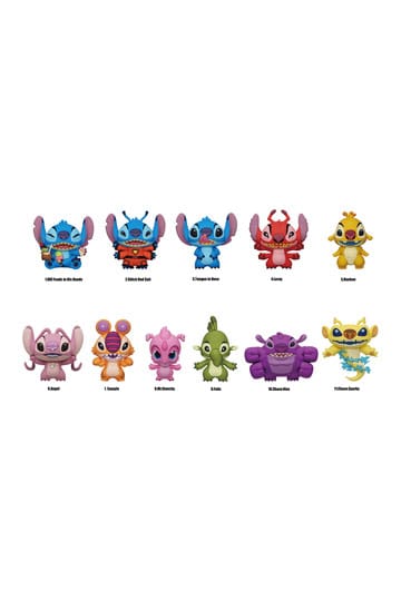 Lilo & Stitch PVC Bag Clips Serie 5 Display (24)