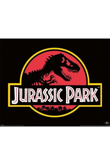 Jurassic Park miniposter (klassiek logo) 40 x 50 cm