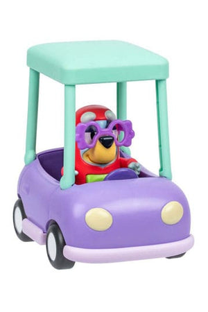 Bluey minifiguurspeelset Janet en oma-auto