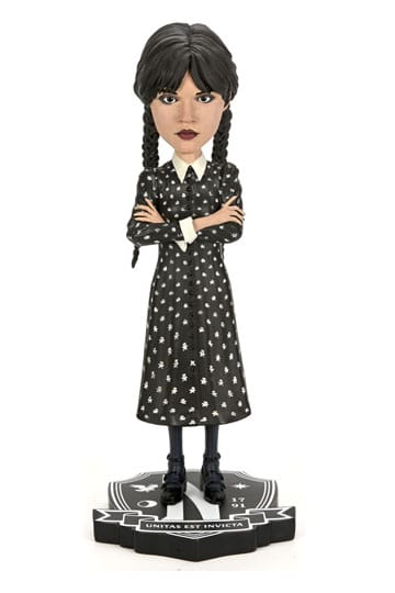 Woensdag hoofd knock-bobble-head woensdag addams 21 cm