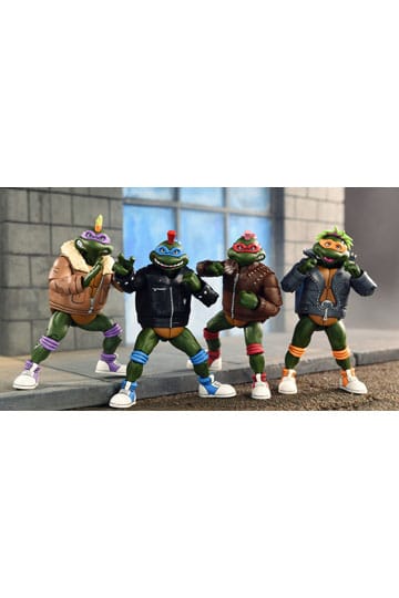 Teenage Mutant Ninja Turtles (Cartoon) Actiefiguren 4-Pack Punk Turtles 18 cm
