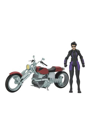 Teenage Mutant Ninja Turtles (The Last Ronin The Lost Years) Actiefiguur Casey Marie met Last Ronin Motorcycle 18 cm