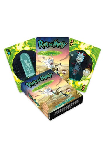 Rick en Morty speelkaarten scènes