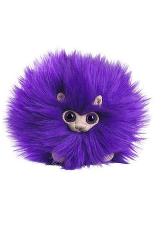 Harry Potter pluche figuur pygmy puff paars 15 cm