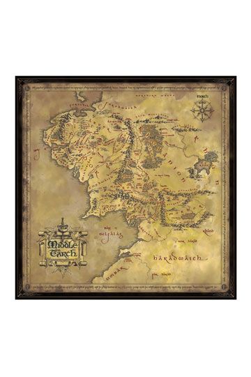 Lord of the Rings Jigsaw Puzzle Middle Earth (1000 stuks)