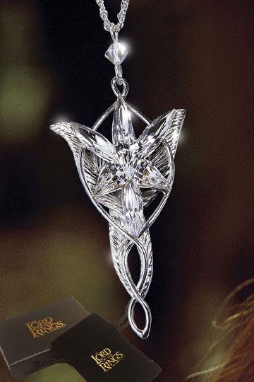 Lord of the Rings hanger Arwen's Evenstar (verzilverd)