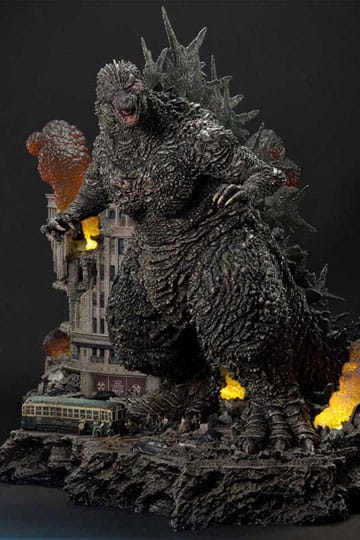 Godzilla minus één diorama masterline -serie Godzilla 2023 70 cm