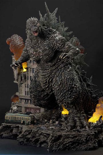 Godzilla minus één diorama masterline -serie Godzilla 2023 bonusversie 70 cm