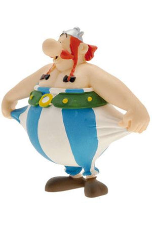 Asterix figuur obelix vasthouden zijn broek 8 cm