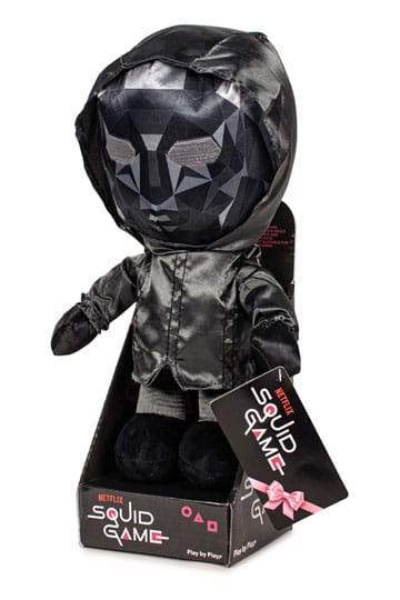 Squid -game pluche figuur frontman in displayverpackung 28 cm