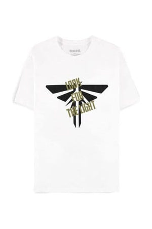De laatste van ons t-shirt zoeken naar het licht