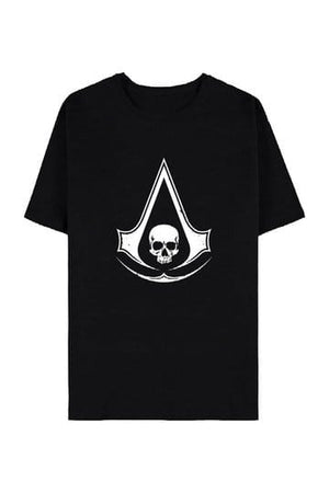 Assassin's Creed T-shirt zwarte vlag opnieuw gesynchroniseerde schedel