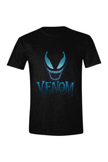 Marvel T-shirt Venom Blauw Web Face