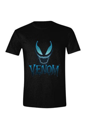 Marvel T-shirt Venom Blauw Web Face