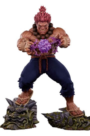 Street Fighter -standbeeld 1/2 Akuma 107 cm