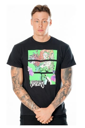 Gotham City Sirens T-shirt Poison Ivy Sirens Cash Zwart