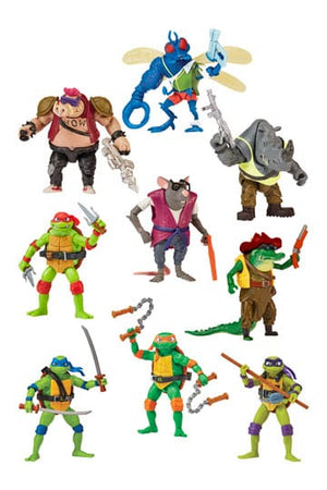 Teenage Mutant Ninja Turtles: Mutant Mayhem actiefiguren 10 cm basisassortiment (12)