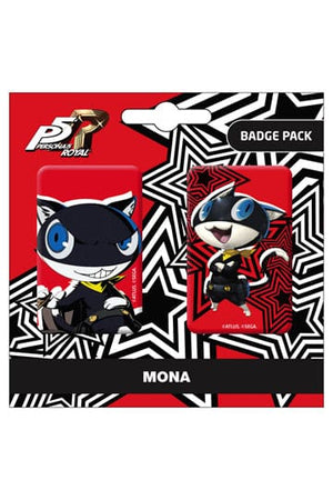 Persona 5 Royal Pin Badges 2-Pack Mona / Morgana