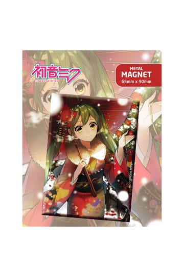 Hatsune Miku koelkast magneet Hatsune Miku in de winter