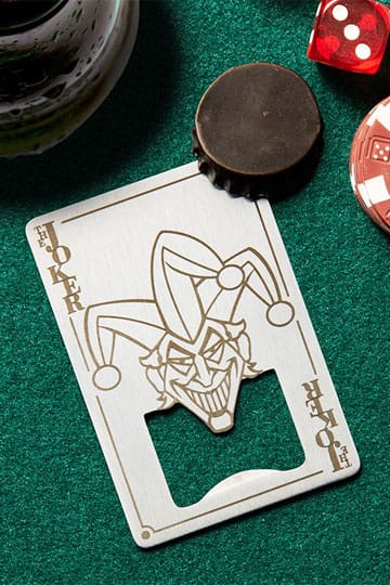 DC Comics Flesopener Joker Speelkaart 8 cm