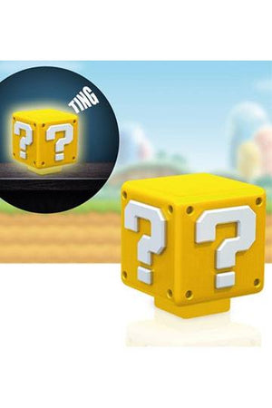 Super Mario Nightlight met geluidsvraagblok 8 cm