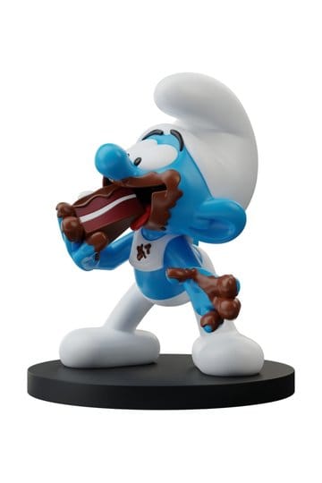 Het Smurfenbeeld Gulzige Smurf 10 cm