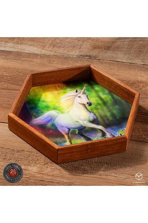 Anne Stokes Dobbelstenenbakje Chase The Rainbow 20 cm