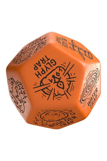 Viridian Jumbo Dice Trap Generator Die D12 Oranje