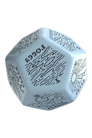 Viridian Jumbo Dice Weergenerator Die D12 Blauw