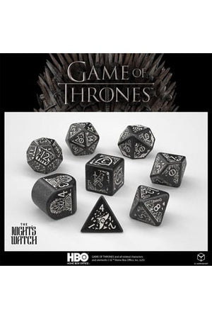 Game of Thrones Dice Set Night's Watch (8)