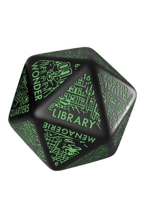 Viridian Jumbo Dice Dungeon Kamergenerator D20 Zwart