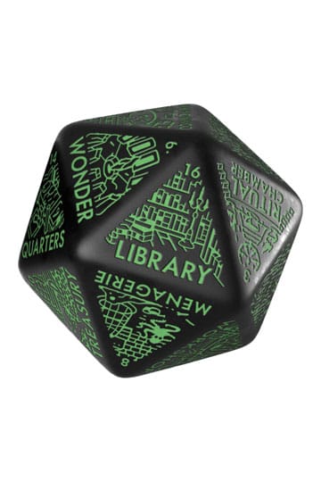 Viridian Jumbo Dice Dungeon Kamergenerator D20 Zwart