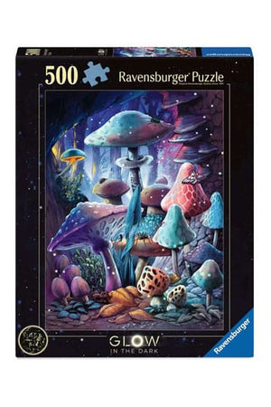 Ravensburger Glow-in-the-Dark Jigsaw Puzzle Moonlight Mushrooms (500 stuks)