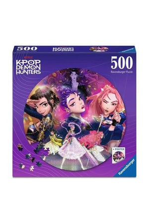 KPop Demon Hunters Ronde puzzel Voor de fans! (500 stuks)