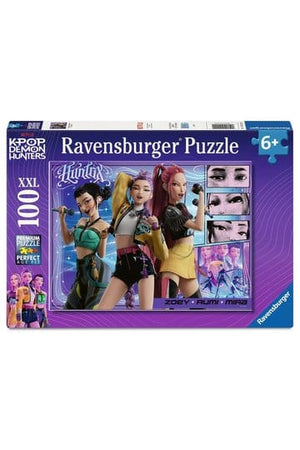 KPop Demon Hunters Kinderpuzzel Blije fans, blije Honmoon! (100 stuks XXL)