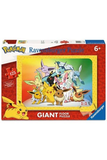 Pokémon gigantische vloerpuzzel (125 stukjes)