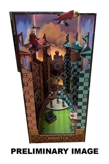 Harry Potter Tiny Adventures Book Nook Mini Diorama Zwerkbalveld 23 cm