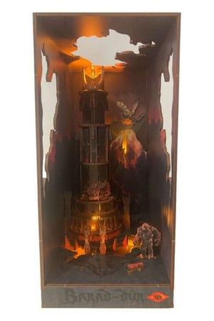 The Lord of the Rings Tiny Adventures Boek Nook Mini Diorama Barad-Dûr 23 cm