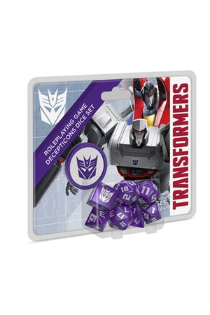 Transformers RPG DICE SET DECEPTICON