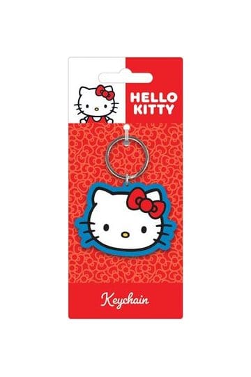 Hello Kitty PVC sleutelhanger gezicht