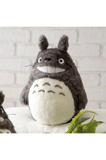 Mijn buur tot totoro pluche figuur glimlachend grote totoro m 28 cm