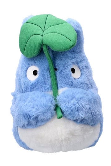 Mijn buur tot totoro nakayoshi pluche figuur medium totoro met blad 20 cm