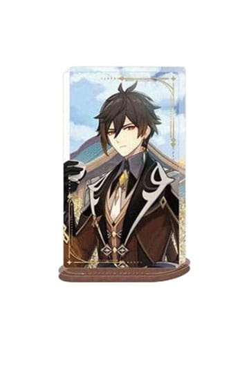 Genshin Impact Acryl Ornament met Glitters: Zhongli 11 cm