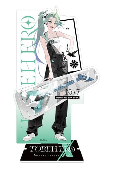 To Be Hero X Acryl Stand Hero Show Series Lucky Cyaan 17 cm
