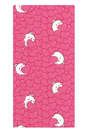 Molang Handdoek Harten 150 x 75 cm