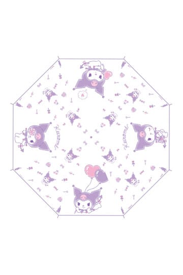 Sanrio Riet Paraplu Kuromi Kawaii Transparant