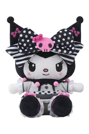 Sanrio Roze Zwart Party Series Pluche Figuur Kuromi M 17 cm