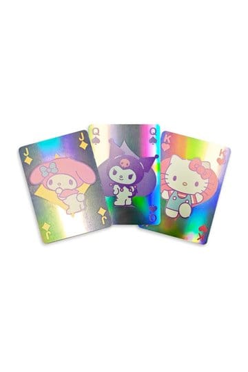 Sanrio speelkaarten Hello Kitty & Friends Cupcake Frans passend dek holografisch