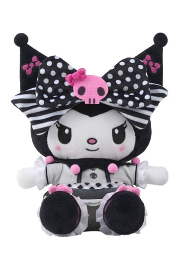 Sanrio Roze Zwart Party Series Pluche Figuur Kuromi XL 35 cm
