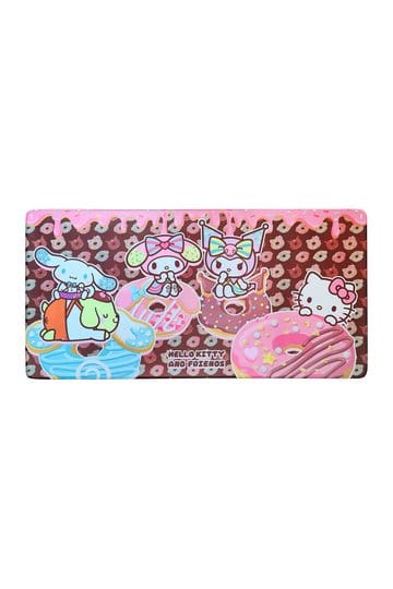 Sanrio Roze Zwarte Party Series XXL Muismat Hello Kitty & Friends Donuts